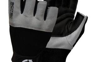 Перчатки для зала атлетические Grey Style Scitec Nutrition L Черно-серый (07087002)