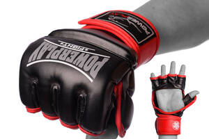 Перчатки MMA PowerPlay 3058 Черно-Красные M