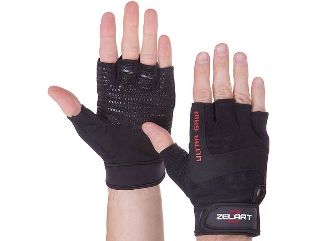 Перчатки спортивные Zelart SB-161567 S Черный (07363069)