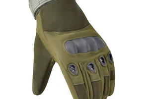 Перчатки тактические полнопалые Eagle Tactical ET-12 Green XL (3_02380)