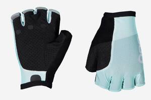 Перчатки велосипедные Poc Essential Road Mesh Short Glove L Черный-Голубой