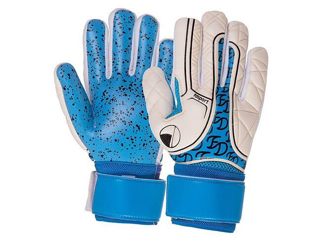 Перчатки вратарские с защитой пальцев Fdsport FB-2004 FDSO 8 Синий (57508345)