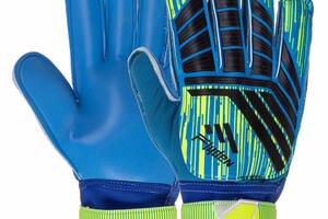Перчатки вратарские с защитой пальцев Flyden SP-Sport FB-911 размер 10 Синий