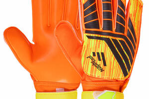 Перчатки вратарские с защитой пальцев Flyden SP-Sport FB-911 размер 9 Оранжевый