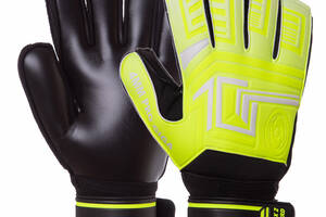 Перчатки вратарские с защитой пальцев PRO GIGA SP-Sport FB-927 размер 8 Салатовый