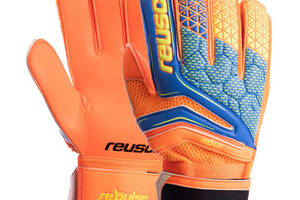 Перчатки вратарские с защитой пальцев Reusch FB-915A FDSO 9 Лимонно-оранжевый (57508348)