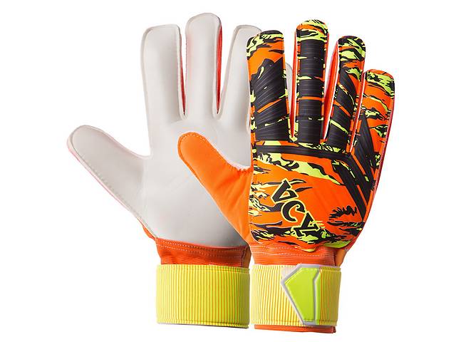 Перчатки вратарские с защитой пальцев VCY FB-931 FDSO 8 Оранжевый (57508338)