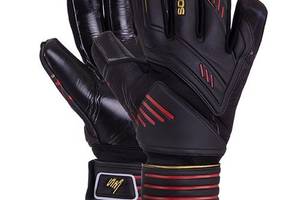 Перчатки вратарские Soccermax GK-003 FDSO 8 Черно-красный (57508100)