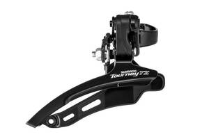 Переключатель перед. индекс. под трубу 31,8мм н/тяга черн. SHIMANO FD-TZ500