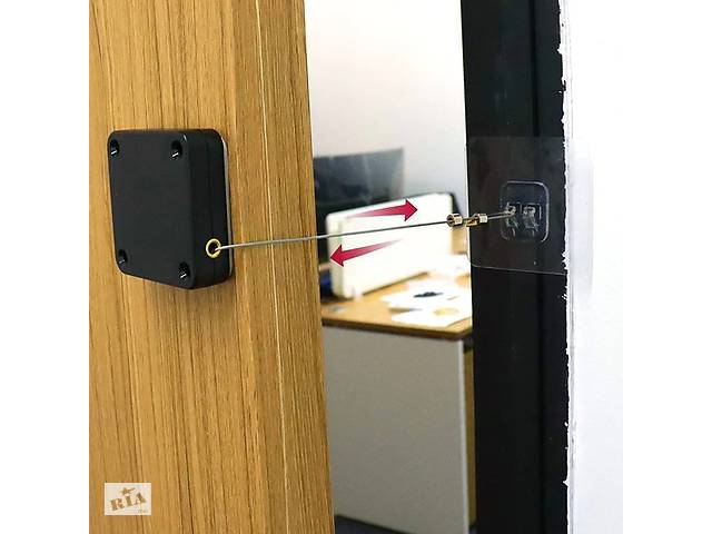 Петля доводчик на міжкімнатні двері з металевим кабелем AutoMatic Door Closer зачинювач дверей (ST)