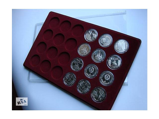 Планшет на 24 монеты в капсуле 35,2 mm на 5 грн НБУ Schulz (hub_42euwi)