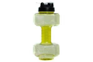 Бутылка для воды спортивная SP-Planeta Big Dumbbell 2200 мл FI-7154 Желтый (SK000080)