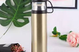 Пляшка-термос для води 'Classic' вакуумна 500 мл металева для кави та чаю термос