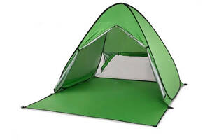 Пляжная палатка с шторкой Feistel Easy Set-up GR 150х150х90 мм Зелений