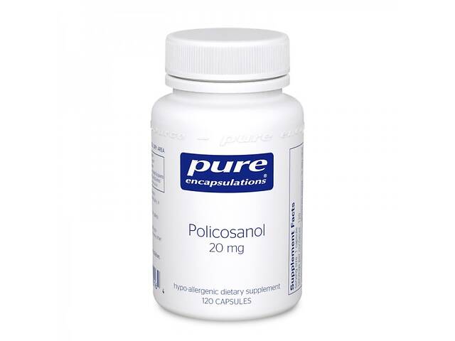Поликозанол Pure Encapsulations 20 мг 120 капсул (32657)