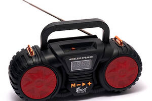 Портативное FM-радио EPE FP-131-S с USB/TF/MP3 Черный с красным FK31-401