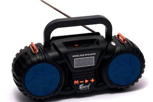 Портативное FM-радио EPE FP-131-S с USB/TF/MP3 Черный с синим RMP28-324