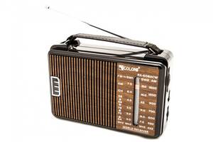 Портативный радиоприемник GOLON RX-608ACW Коричневый (hub_xrvfw0)