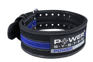 Пояс для пауэрлифтинга Power System Power Lifting PS-3800 L Black/Blue