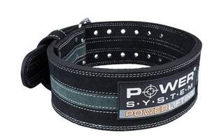 Пояс для пауэрлифтинга Power System Power Lifting PS-3800 L Black/Grey