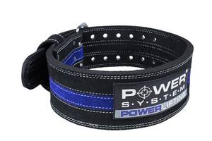 Пояс для пауэрлифтинга Power System Power Lifting PS-3800 XL Black/Blue