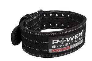 Пояс для пауэрлифтинга Power System Power Lifting XL Black (PS-3800_XL_Black_Black)