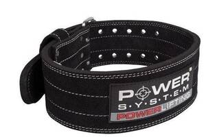 Пояс для пауэрлифтинга Power System Power Lifting XL Black (PS-3800_XL_Black_Black)