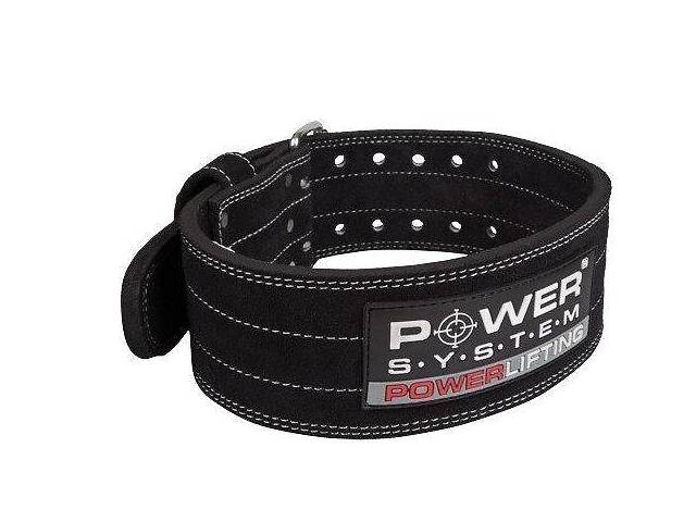 Пояс для пауэрлифтинга Power System Power Lifting XL Black (PS-3800_XL_Black_Black)