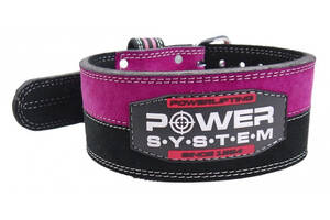 Пояс для пауэрлифтинга Power System PS-3850 Strong Femme S Черно-розовый (PS_3850_S_Bl/Pink)