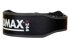 Пояс для тяжелой атлетики MadMax MFB-244 Sandwich кожаный Black XL