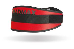 Пояс для тяжелой атлетики неопреновый MadMax MFB-421 Simply the Best S Red