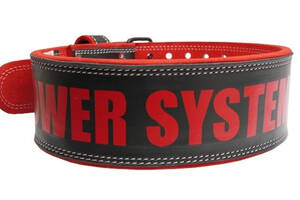 Пояс для тяжелой атлетики Power System Beast PS-3830 M Черно-красный (PS-3830_M_Black-Red)