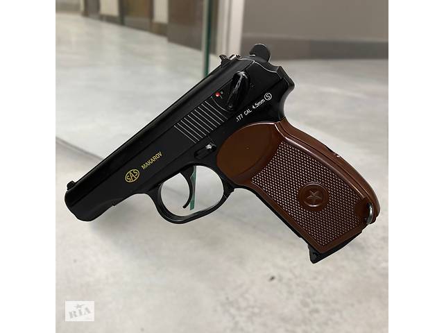 Пистолет пневматический SAS Makarov кал. 4.5 мм (шарики BB), корпус – металл (КМ-44DHN)