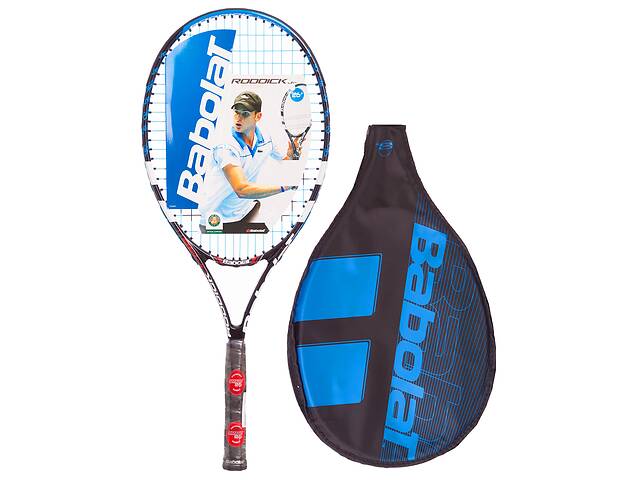 Ракетка для большого тенниса юниорская BABOLAT 140105-146 Черный-Голубой