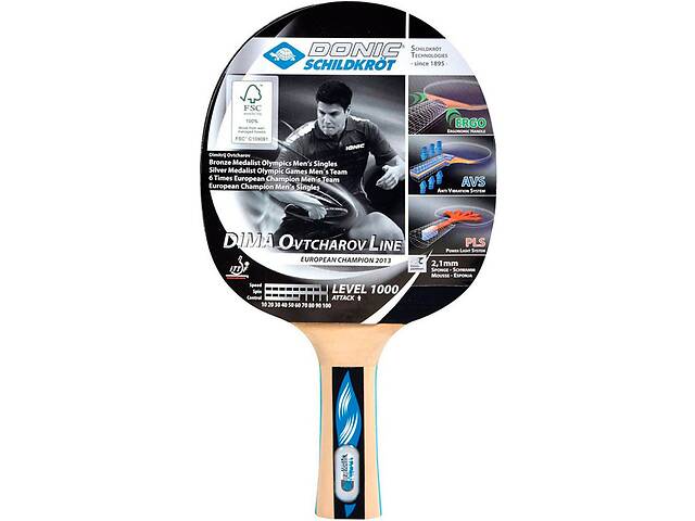 Ракетка для настольного тенниса Donic Ovtcharov 1000 FSC (9431)