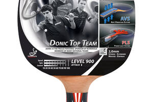 Ракетка для настольного тенниса Donic Top Teams Level 900 (7392)