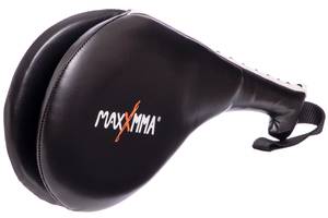 Ракетка для тхэквондо двойная MAXXMMA MF01 черный-белый