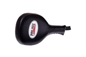 Ракетка для тхэквондо одинарная кожаная Fairtex PRO-BOX BO-0590 Черный