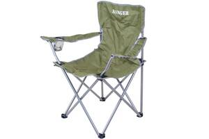 Раскладное кресло со спинкой для рыбалки и туризма Ranger SL 620 RA 2228 Green