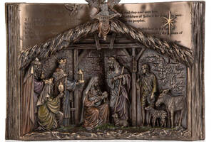 Религиозная статуэтка Библия с бронозым покрытием AL219101 Veronese