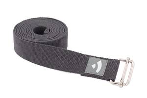 Ремень для йоги Asana Belt Bodhi антрацит 250×3.8 см