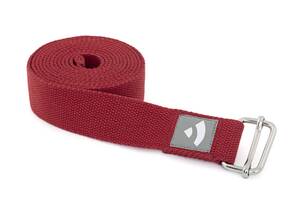 Ремень для йоги Asana Belt Bodhi бордовый 250x3.8 см