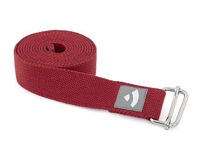 Ремень для йоги Asana Belt Bodhi бордовый 250x3.8 см