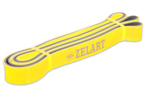 Резина для подтягиваний лента силовая DUAL POWER BAND Zelart FI-0911-4 XS Желтый
