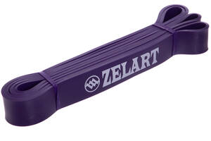 Резина для подтягиваний (лента силовая) Zelart FI-941-6 POWER BANDS фиолетовый