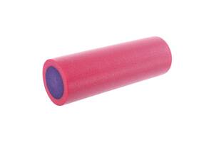 Роллер для йоги и пилатеса гладкий FI-9327-45 FDSO Розово-фиолетовый (33508376)