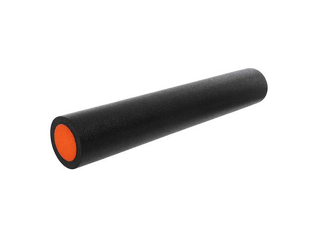 Роллер для йоги и пилатеса гладкий FI-9327-90 FDSO Черно-оранжевый (33508378)