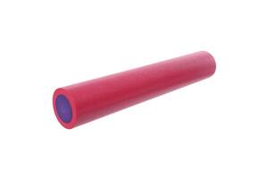 Роллер для йоги и пилатеса гладкий FI-9327-90 FDSO Розово-фиолетовый (33508378)