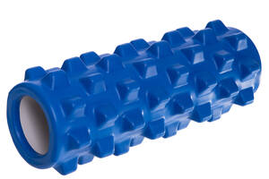 Роллер для занятий йогой и пилатесом Grid Rumble Roller FI-5394 d-10см, l-31см Синий (AN0612)