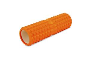 Роллер для занятий йогой и пилатесом Grid Spine Roller FI-6674 d-14см, l-45см Оранжевый (AN0625)